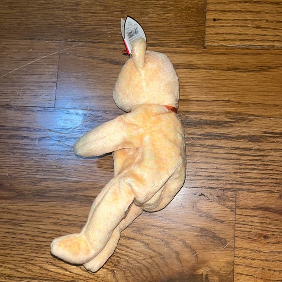 2000 Ty Beanie Babies "Sunny" The Orange E-Bear 8" Plush retired with errors - Picture 6 of 12